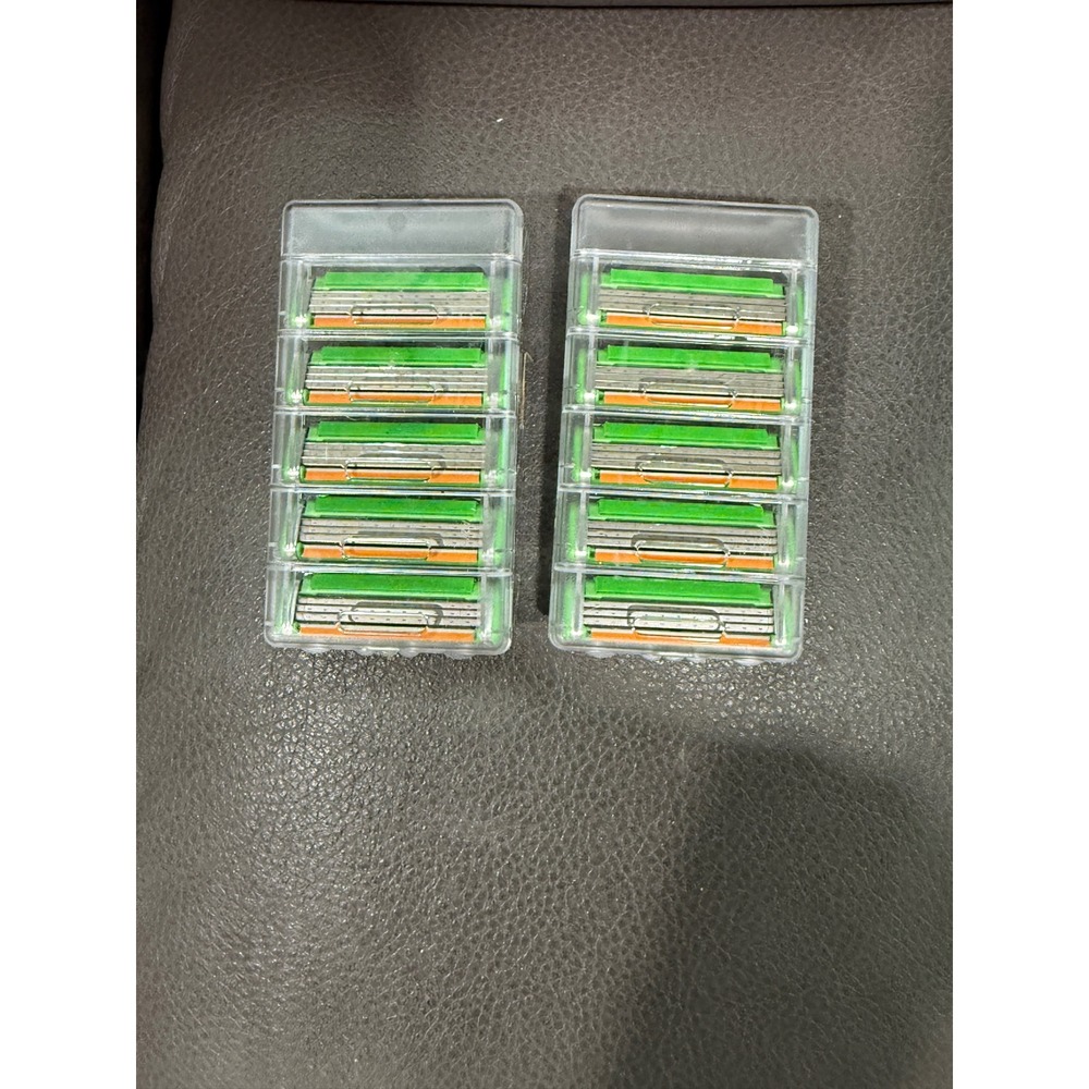 Gillette Fusion5 Mens Razor Blade Refills 10 Count 2 Packs of 5 Cartridges New